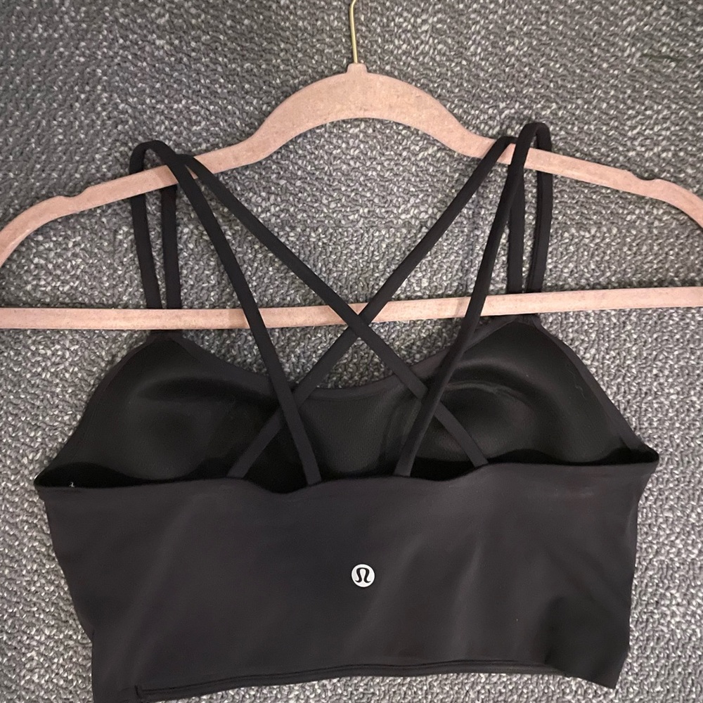 Lululemon like a cloud bra size 8 black